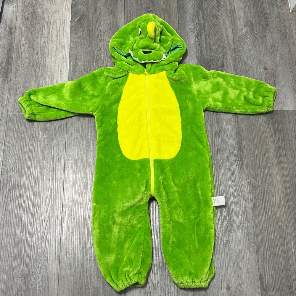 Kids Dinosaur Halloween costume/ green/ 18’M
